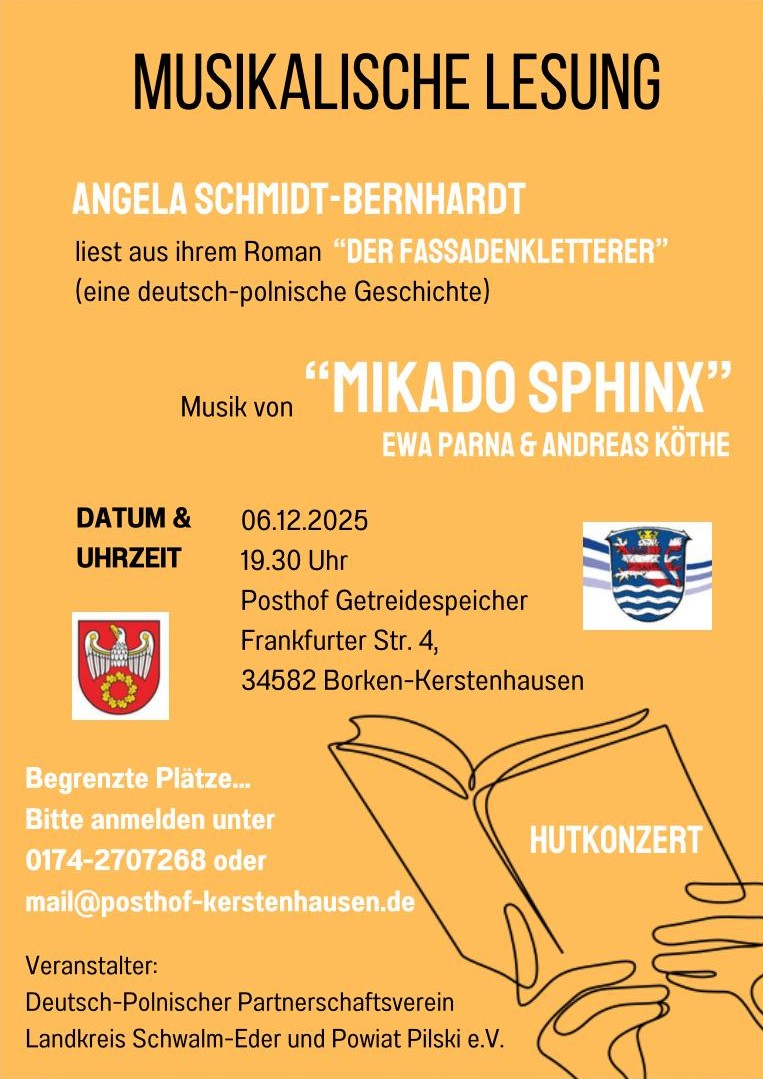 Plakat Musikalische Lesung